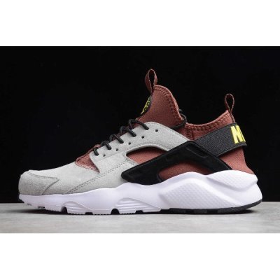 Nike Air Huarache Run Ultra Açık Gri / Koyu Kahverengi / Siyah Spor Ayakkabı Türkiye - Q5JJZGD3